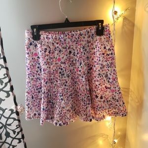 Flowy floral skirt
